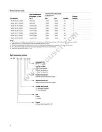 HLMP-AL71-13LDD Datasheet Page 2