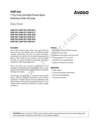 HLMP-CB11-UVCDD Datasheet Cover