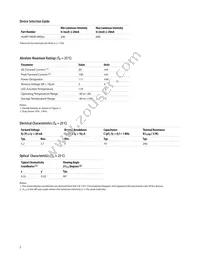 HLMP-FW00-JM000 Datasheet Page 2