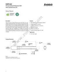 HLMP-LG63-TX0ZZ Datasheet Cover