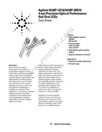 HLMP-MD16-MQT00 Datasheet Cover