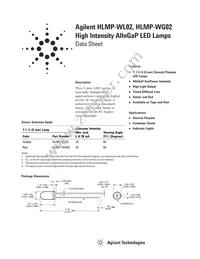 HLMP-WL02 Datasheet Cover