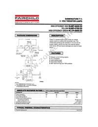 HLMP6800AZR Datasheet Cover