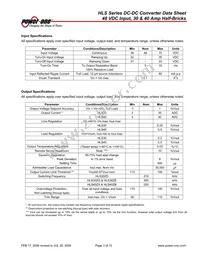 HLS30ZG-NT9 Datasheet Page 3