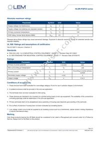 HLSR 50-P/SP33 Datasheet Page 2