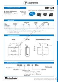 HM100-252R0LFTR13 Datasheet Cover