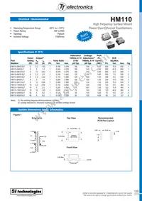 HM110-40W5VLFTR13 Datasheet Cover