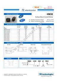 HM30-4735150LFTR13 Datasheet Cover