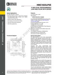 HMC1023LP5ETR Datasheet Cover