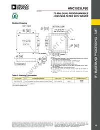 HMC1023LP5ETR Datasheet Page 10