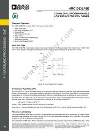 HMC1023LP5ETR Datasheet Page 21