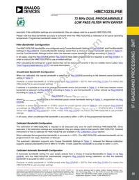 HMC1023LP5ETR Datasheet Page 22