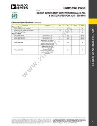HMC1032LP6GE Datasheet Page 4