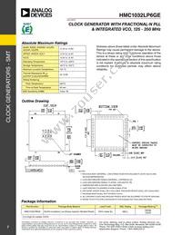 HMC1032LP6GE Datasheet Page 7