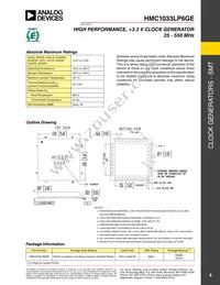 HMC1033LP6GETR Datasheet Page 8