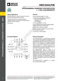 HMC1044LP3ETR Datasheet Cover