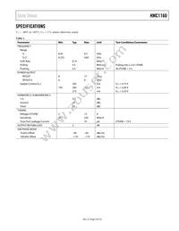 HMC1160LP5ETR Datasheet Page 3