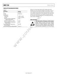 HMC1164LP5ETR Datasheet Page 4