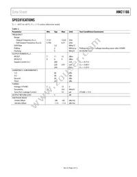 HMC1166LP5ETR Datasheet Page 3