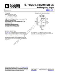 HMC1167LP5ETR Datasheet Cover