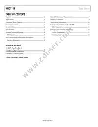 HMC1168LP5ETR Datasheet Page 2