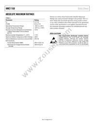 HMC1168LP5ETR Datasheet Page 4