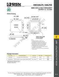 HMC508LP5 Datasheet Page 7