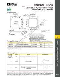 HMC513LP5ETR Datasheet Page 4