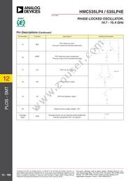 HMC535LP4ETR Datasheet Page 7