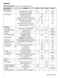 HMC5843-TR Datasheet Page 2