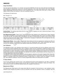HMC6352-TR Datasheet Page 7