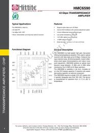 HMC6590-SX Datasheet Cover