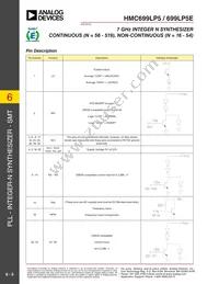 HMC699LP5ETR Datasheet Page 5