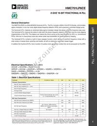 HMC701LP6CETR Datasheet Page 2