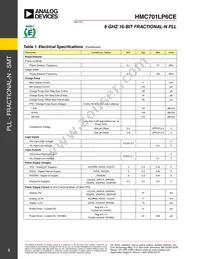 HMC701LP6CETR Datasheet Page 3