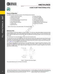 HMC701LP6CETR Datasheet Page 7
