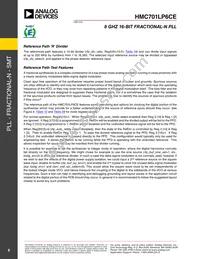 HMC701LP6CETR Datasheet Page 9