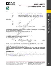 HMC701LP6CETR Datasheet Page 20