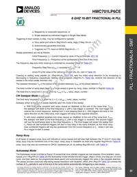HMC701LP6CETR Datasheet Page 22