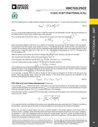 HMC702LP6CETR Datasheet Page 16