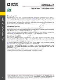 HMC702LP6CETR Datasheet Page 19