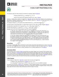 HMC702LP6CETR Datasheet Page 23