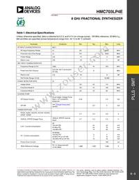 HMC703LP4E Datasheet Page 2