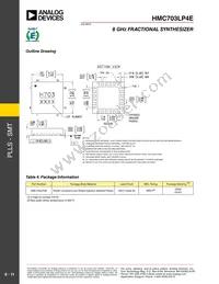 HMC703LP4E Datasheet Page 11