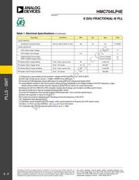 HMC704LP4E Datasheet Page 3