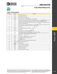 HMC704LP4E Datasheet Page 8