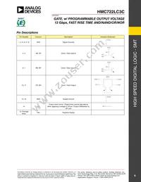 HMC722LC3C Datasheet Page 6