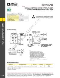 HMC723LP3E Datasheet Page 5