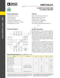 HMC724LC3TR Datasheet Cover