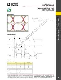 HMC725LC3C Datasheet Page 4